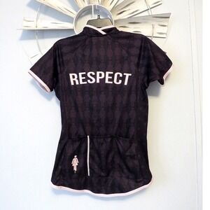 Shebeest Bellissima Cycling Jersey Black & Pink Respect Jeresy Size Medium